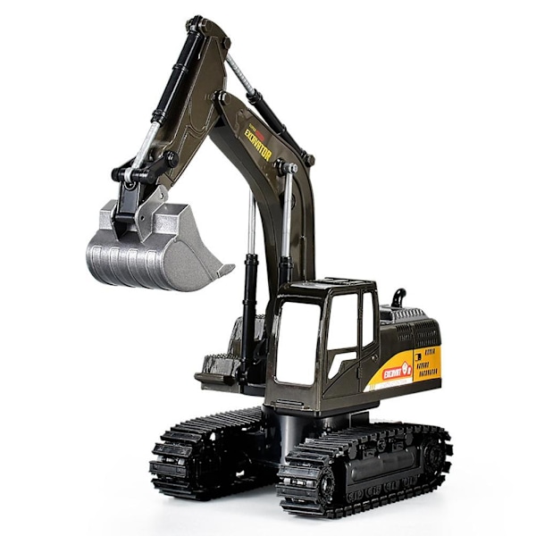 Fjärrkontroll Grävmaskin Leksak Byggfordon RC Traktor Lastbilar Leksaker Presenter för pojkar Flickor Barn
