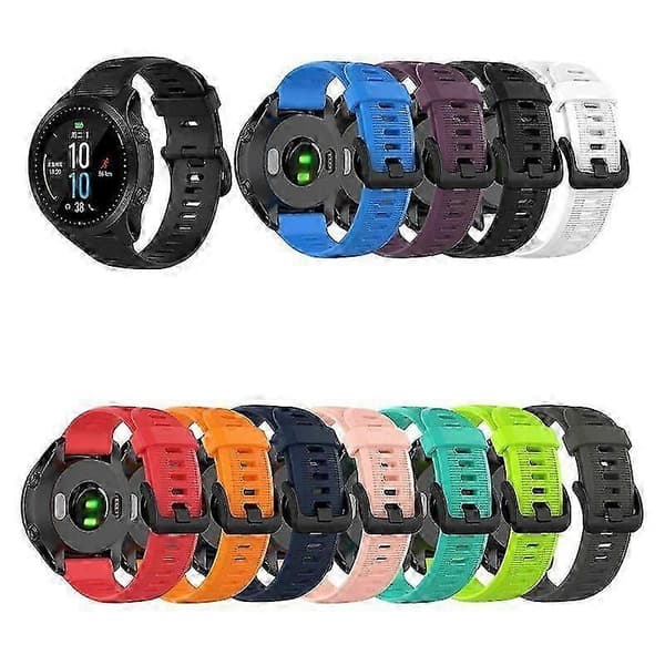 Passer til Garmin Forerunner945/935 silikonklokkereim-KM Blue