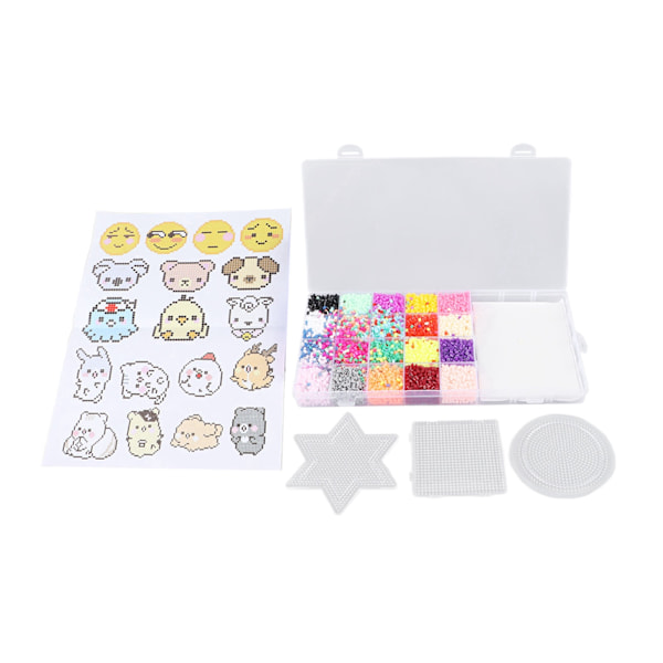 20 Farver Bead Fuse Kit 2,6 mm Pædagogisk Blandede Farver DIY Bead Fuse Kunst Håndværk Legetøj til Børn