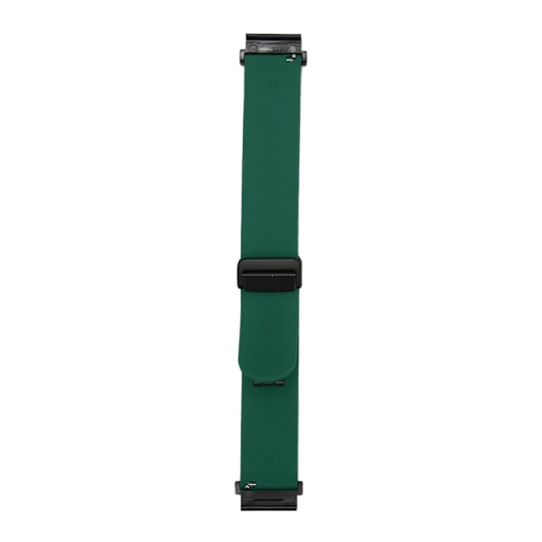 Klockband Vikbart magnetiskt spänne Klocka Bytesrem Silikon Sportarmband för Fenix ​​7S/6S/5S 0.79in OD Grön