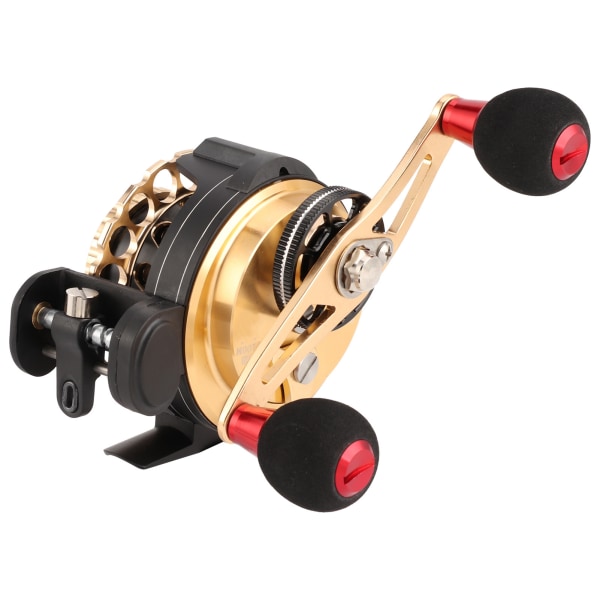 ZH All Metal Raft Fiske Reels 3.6:1 Posisjonering med Magnetisk Automatisk Linje Ut Enhet Type de main droite