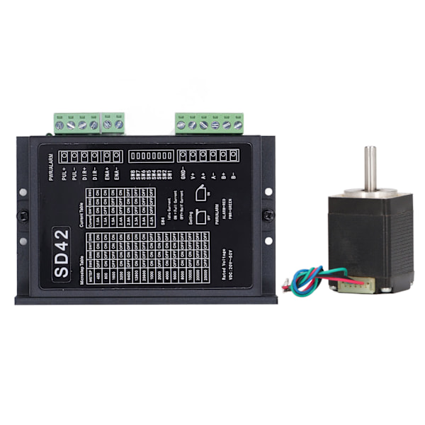 DC 2,1V 1,5A 2-fas stegmotor kopparspole DC 20‑50V drivrutin för CNC-verktygsmaskiner