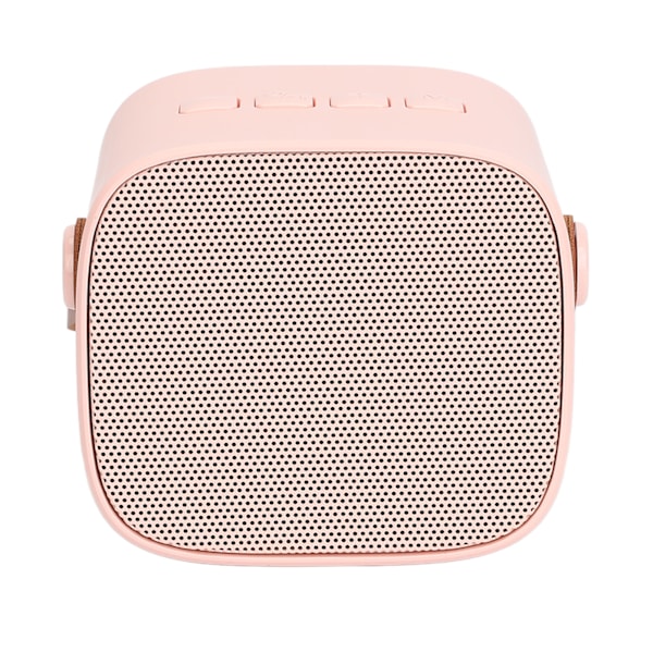 Mini Karaoke Machine Mini Karaoke Bärbar Bluetooth-högtalare med 2 trådlösa mikrofoner för barn Vuxna Rosa