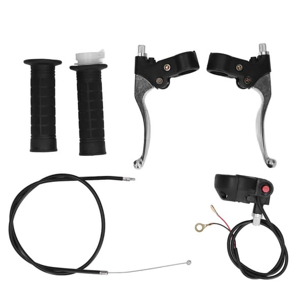 22 mm Handlebar Kill On Off Switch Throttle Brake Levers Kit for Dirt Mini Pocket Bike