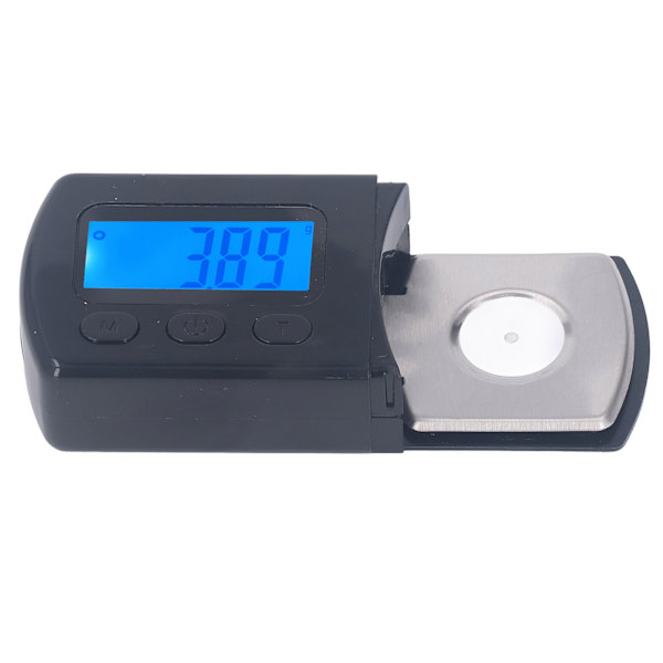 Digital platespiller Stylus Force Scale Gauge 5g 0.01g Mini Lomme Smykkevekt for Pulver Medisin Svart