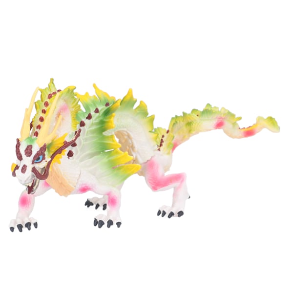 Kina drake figurmodell gynnsam mytisk Kina drake figur staty Heminredning 3 år gammal (färgglad)