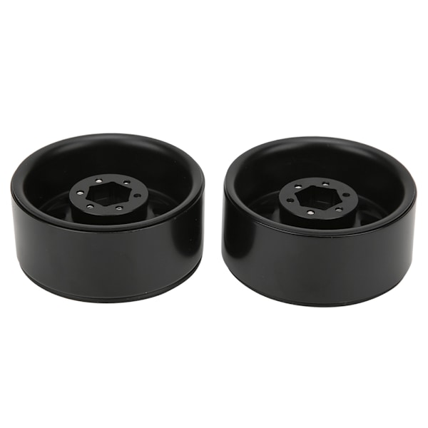 2 kpl Alloy Beadlock -vanteiden reunat TRAXXAS TRX-4 1/10 RC -maastokiipeilyautolle Musta