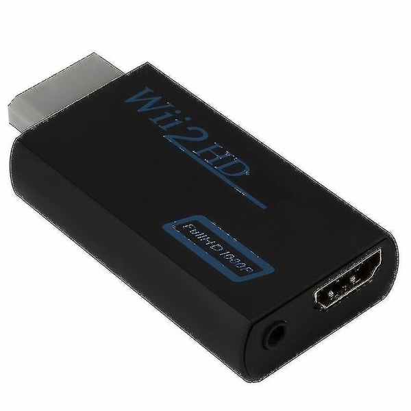 Wii till HDMI-omvandlare Wii till HDMI-omvandlare stöder Hd 1080p-omvandlare Wii till Hdmi Black