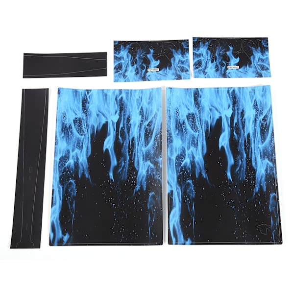 Beskyttende klistremerke for kontroller Spillkonsoll Skin Dekorasjonsdeksel for PS5 Flammemønster