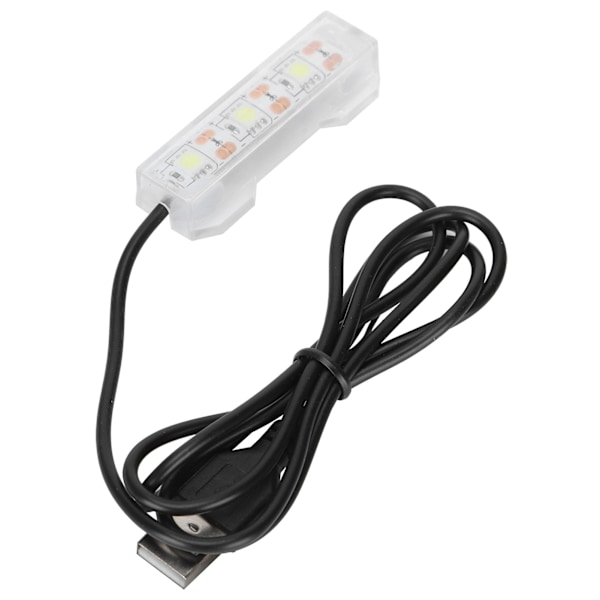 Litet Aquarium Vattenväxt Light Desktop Fish Tank Mini Dekoration Mjuk LED-lampa