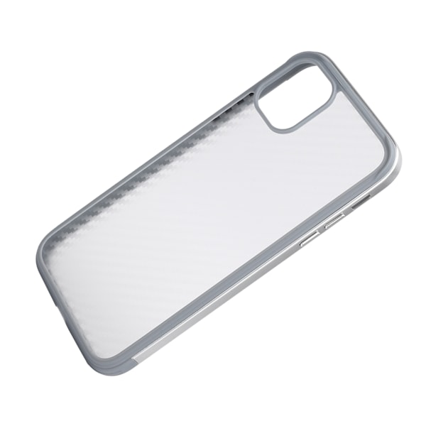 SULADA Mobilskal Fiberstruktur Metallram Helkroppsskal för iPhone 11