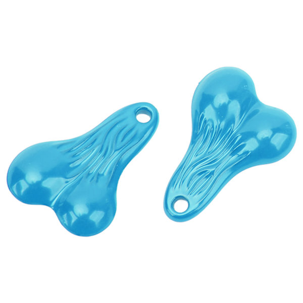 2 stk RC Bumper Ball Bull Nut Sinklegering Hengekuler for Traxxas SCX24 FX24 Lys Blå