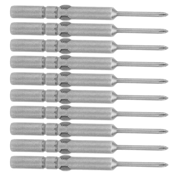 10 Pcs 2mm Cross Magnetic Screwdriver Bits High Hardness Electric Screwdriver Bits
