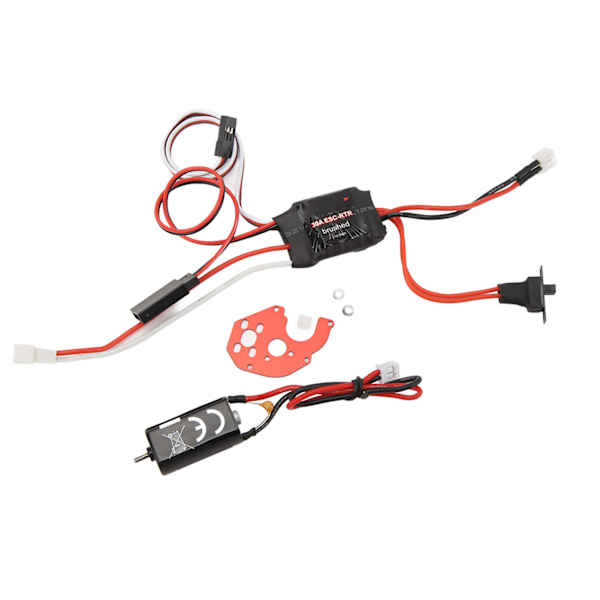 050 66T Børstet Motor 30A Børstet ESC Kit Høy Torsion PH2.0 Tilkobling for Axial Scx24 Fjernstyrt Bil