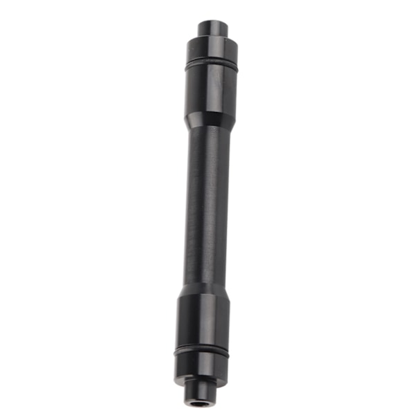 Pyörän 15 mm läpiakselin navin sovitin 9 mm pikalukituskeppiin 100 mm etupyörälle (musta)