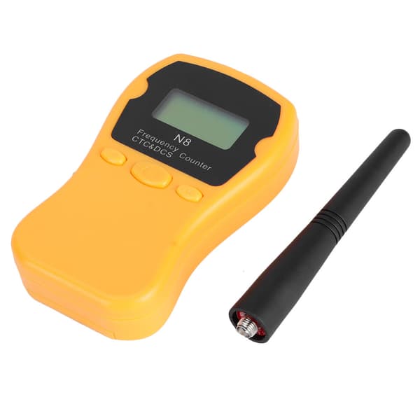 N8 Bærbar Radiofrekvens Tæller Meter Walkie Talkie M/ CTCCSS/DCS Dekoder til Bil MarineOrange