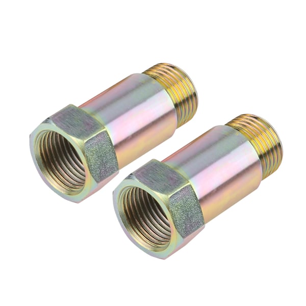 2 stk 45 mm M18*1.5 O2 Oksygen Sensor Extender Forlenger Spacer Plugger Adapter Gul