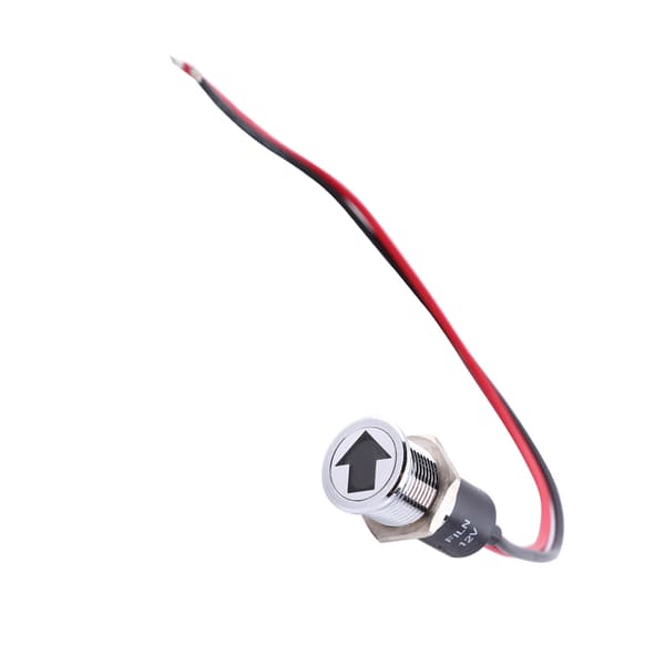 Rød Blå Grøn 12V 14mm LED Instrumentpanel Advarsel Dæmp Blinklys Indikator