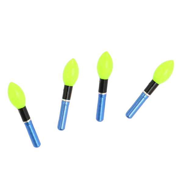 4 st Bobber Light Glow Sticks Återanvändbar glödlampa typ Elektronisk fiskeflottor Light Stick för nattfiske Green