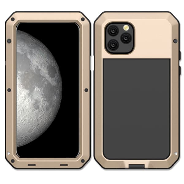 Stødabsorberende (Heavy Duty) Aluminium Cover Kompatibel med iPhone 11 Pro Max Silver silver