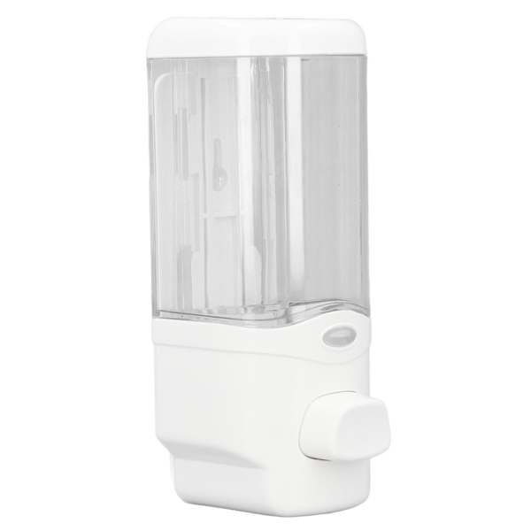 Manuell tvålautomat Transparent läckagesäker väggmonterad handtvåldispenser för badrumskök 300ml