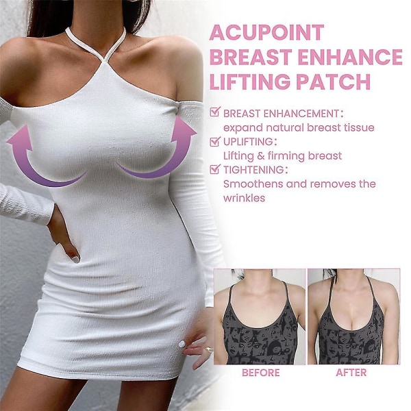 Acupoint Breast Enhance Lifting Patch Öka bröststorleken Åtstramning 6st/kartong