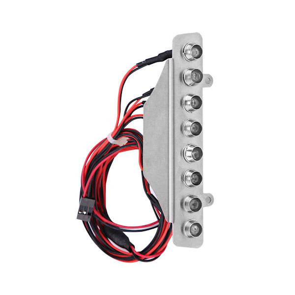 8 LED-lysdioder Light Bar Hvit Rød Baklyslampe Tilbehørsdel for TRAXXAS UDR 1/7 lastebil RC Car