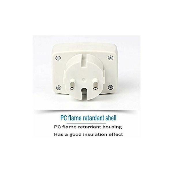 Digitaalinen LCD-volttimittari Paneelin Jännitetesti EU-pistoke - DM55-1 (220V, Sininen Taustavalo)