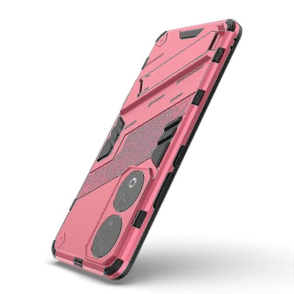 For Honor 90 - Støtsikkert PC + TPU-telefondeksel med støtte Rose