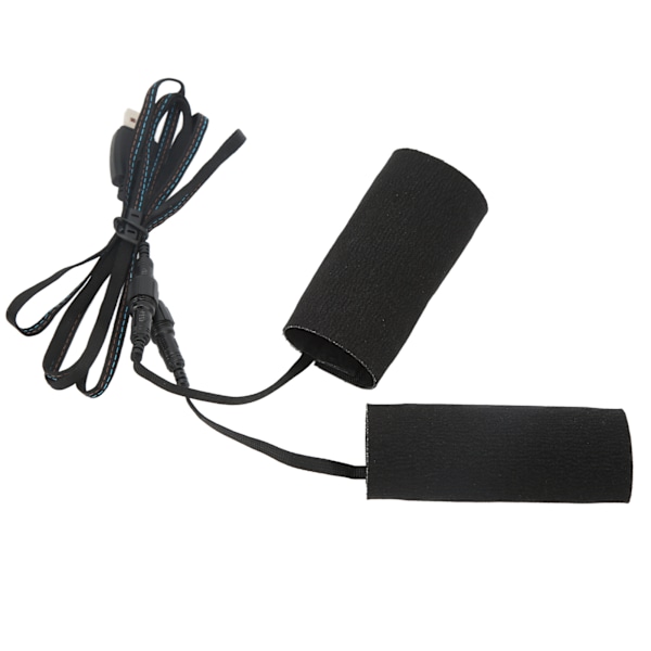 2st motorcykeluppvärmda greppkuddar krok- och öglefästning IP67 vattentät DC 5V USB-port Plug-in elektrisk värmedyna