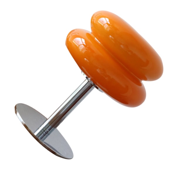 Eggkake nattlampe for jenter Energieffektivt mykt lys Søt glass nattlampe USB nattlampe for sovesal USB trykknappsbryter oransje