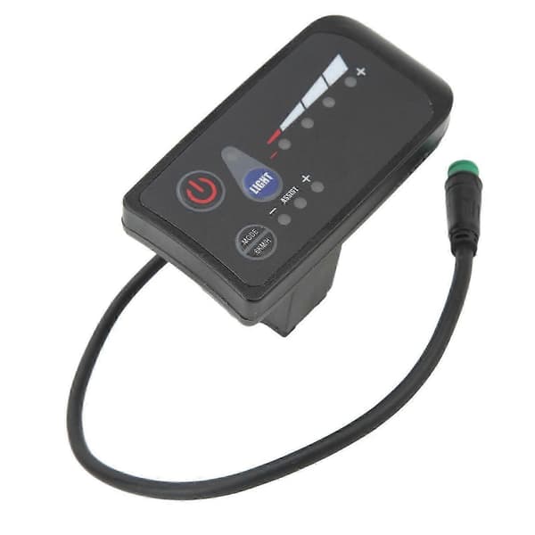 Elcykel effektmåler Vandtæt 5-polet interface ABS-hus LED-displaypanel til cykling 36V-udgave 0626 5 5
