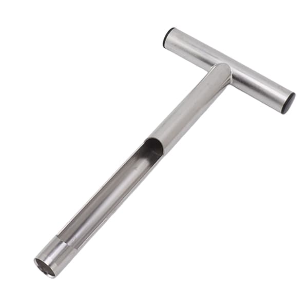 Soil Sampling Probe 304 Stainless Steel Protective T-Handle Soil Sampling Tool for Farm Garden Lawn 12in