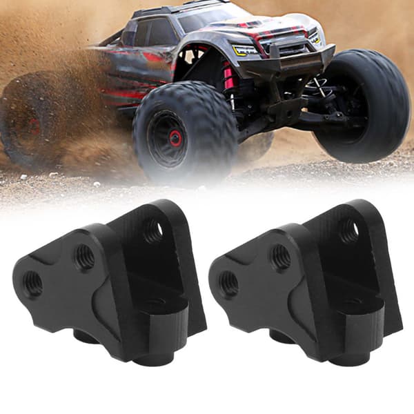 2 stk. Forreste og bagerste nedre støddæmperforbindelse Link Mount passer til SCX10-II AXIAL RC Bil Sort