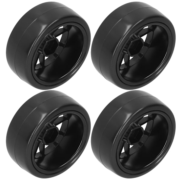 4 st Driftdäck i Aluminiumlegering RC Biltillbehör Passar för WPL D12 1/10 RC Lastbil 63MM