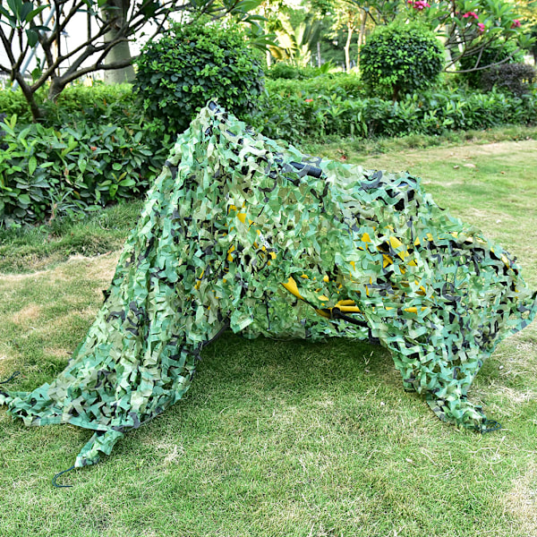 Army Jungle Kamouflage Net Jagt Skydning Fiske Skjule Net (1,5M*7M)