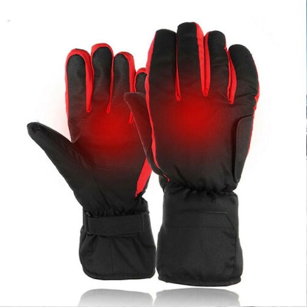 Winter Thermal Gloves Pariston cover käsineet retkeilyyn Rojo L