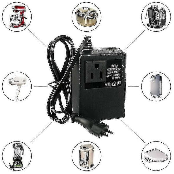 Spændingsomformer Step-down-transformer 220v til 110v AC Step-down-rejsespændingstransformer Linglai TY