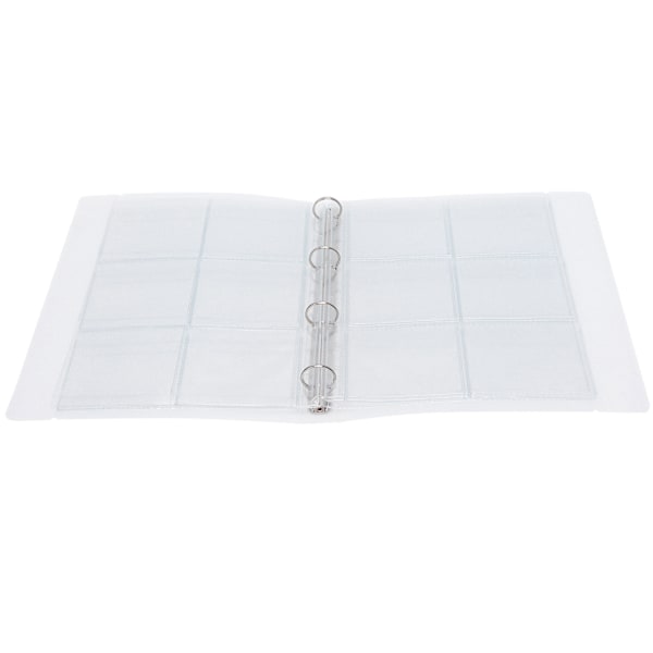 Transparent Permebind Foto Organizer Merkeoppbevaringsbok Perforert Ring Samlemappe 6 Sider (Shell 6 Hull Inner Side)
