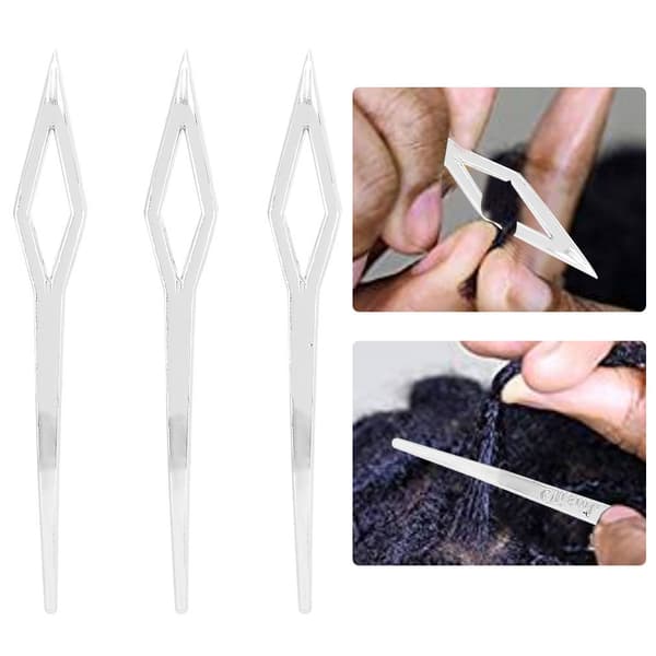 Dreadlocks Interlocking Needles Crochet Needle Hair Braiding Tool for Dreadlocks