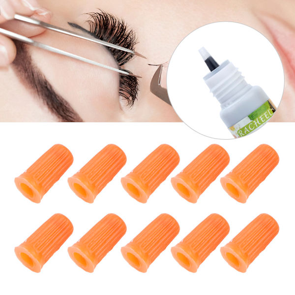 10pcs Eyelash Glue Bottle Plug Blocking Needle for Eyelash Extension Tool