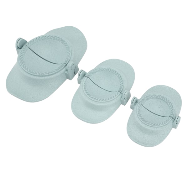 3 st Dumpling Maker Form Vete Halm Empanadas Pressform Olika storlekar för matlagning Kök Blå