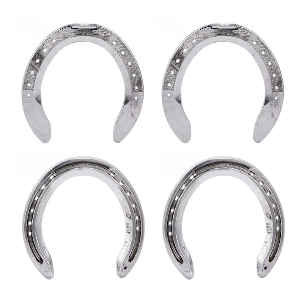 4st Hästskor Aluminiumlegering Lättvikt Pålitlig Praktisk Ridtillbehör för Racecourse Farm No. 6