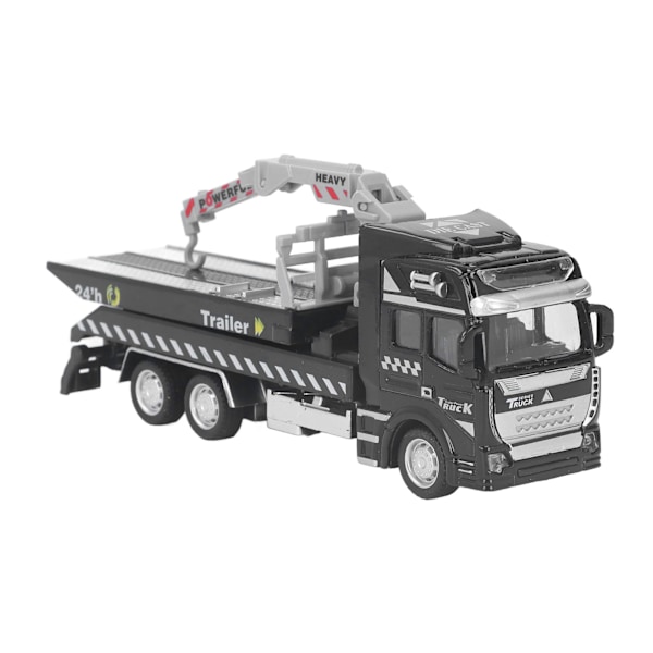 Polisdragbil modell metalllegering 19,9 cm Längd Rescue Pullback Stora bärgningsbilar modellleksak