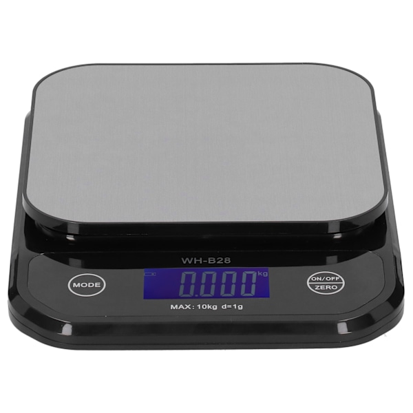 WHB28 10 kg/1g Elektronisk Vekt Multifunksjons LCD Digital Vekt i Rustfritt Stål