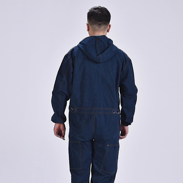 Arbetskläder i denim för män och kvinnor - Fabriksuniform Overaller