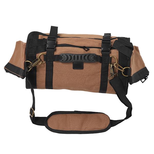Liten verktygsväska 7 individuella fickor Bekväm handhållen Roll Up Tool Bag Organizer Verktygspåsar för mekaniker elektriker