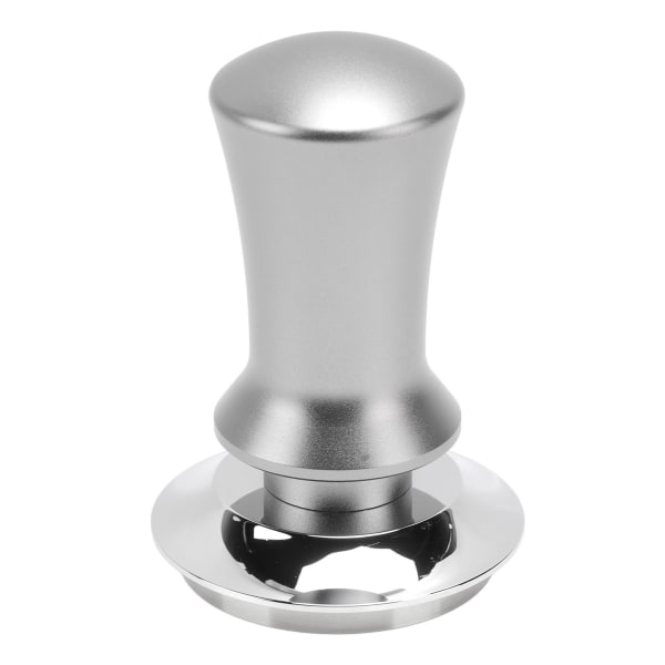 Coffee Tamper Coffee Powder Press Hammer Stainless Steel Constant Pressure for Coffee Accessories Silver 51mm