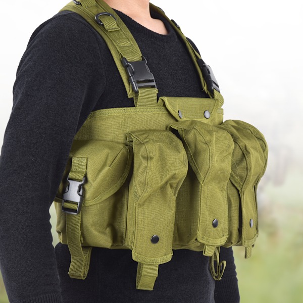 Nylon Taktisk Vest Militær Fan Camouflage Veste Træningspose Udstyr