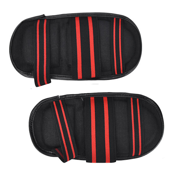 EVA Pad Instep Guards Fodbeskyttelse til Sanda Boxing MMA Muay Thai (sort)